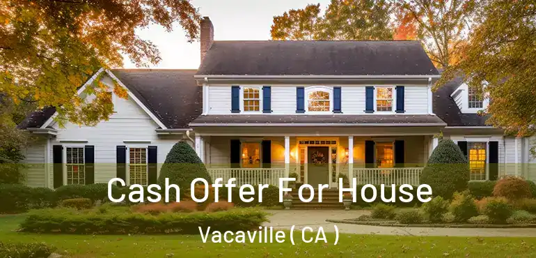  Cash Offer For House Vacaville ( CA )
