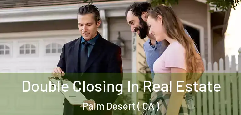  Double Closing In Real Estate Palm Desert ( CA )