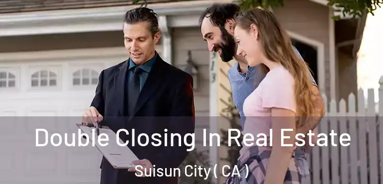 Double Closing In Real Estate Suisun City ( CA )