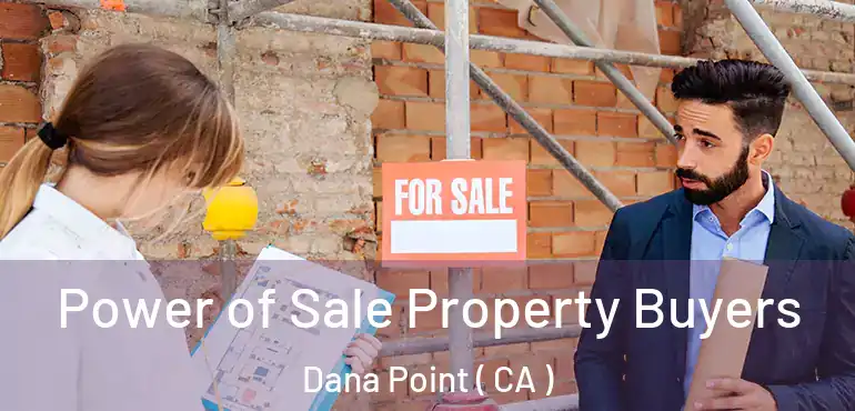  Power of Sale Property Buyers Dana Point ( CA )