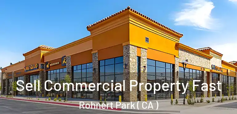  Sell Commercial Property Fast Rohnert Park ( CA )