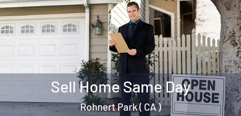  Sell Home Same Day Rohnert Park ( CA )