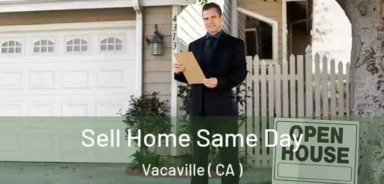 Sell Home Same Day Vacaville ( CA )