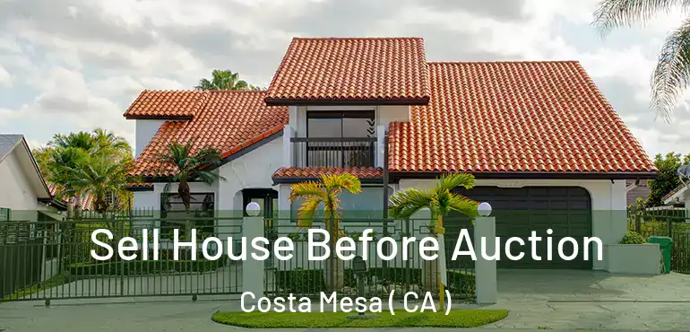  Sell House Before Auction Costa Mesa ( CA )