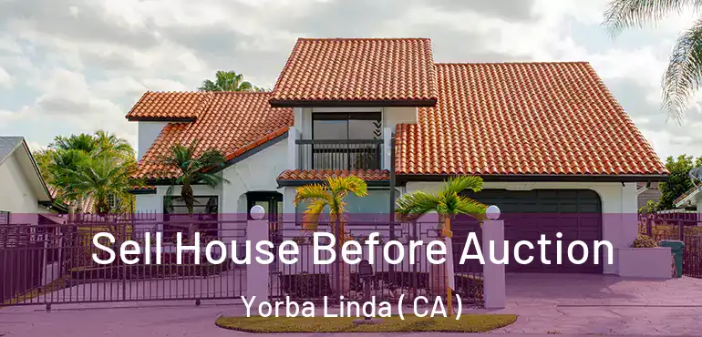 Sell House Before Auction Yorba Linda ( CA )