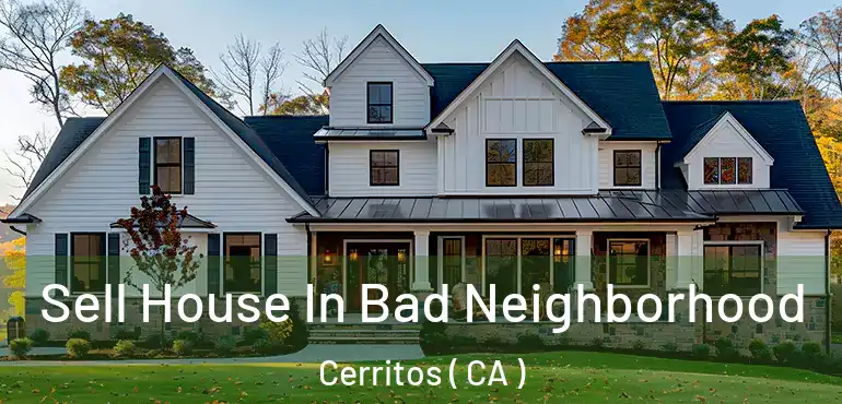  Sell House In Bad Neighborhood Cerritos ( CA )