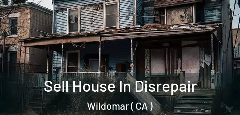  Sell House In Disrepair Wildomar ( CA )