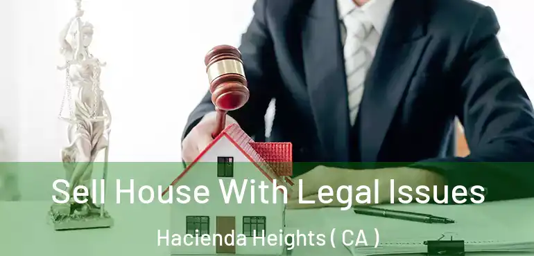  Sell House With Legal Issues Hacienda Heights ( CA )