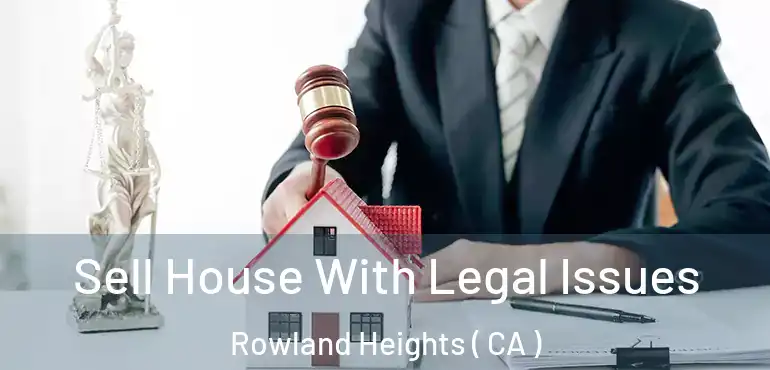  Sell House With Legal Issues Rowland Heights ( CA )