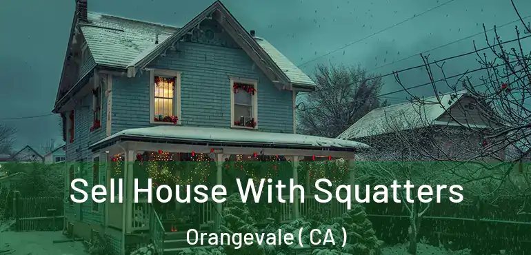  Sell House With Squatters Orangevale ( CA )
