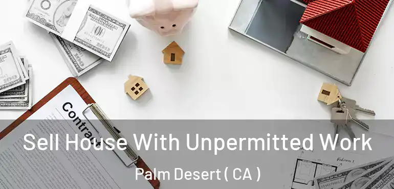 Sell House With Unpermitted Work Palm Desert ( CA )