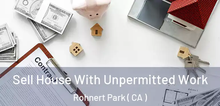  Sell House With Unpermitted Work Rohnert Park ( CA )