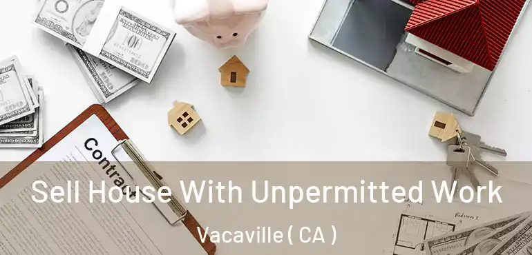  Sell House With Unpermitted Work Vacaville ( CA )