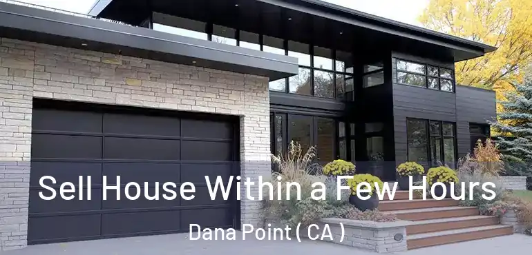  Sell House Within a Few Hours Dana Point ( CA )