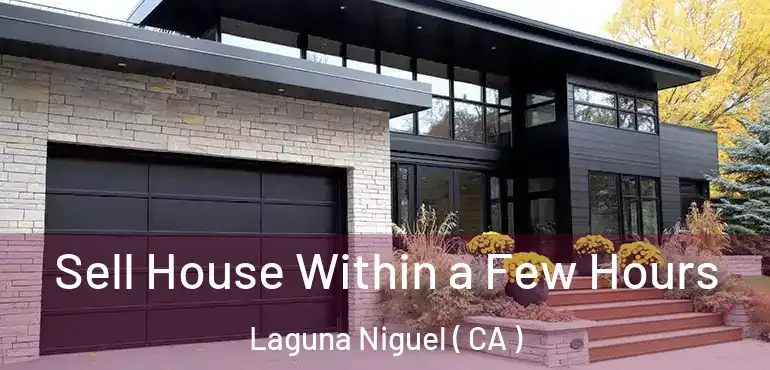  Sell House Within a Few Hours Laguna Niguel ( CA )