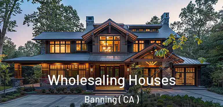  Wholesaling Houses Banning ( CA )
