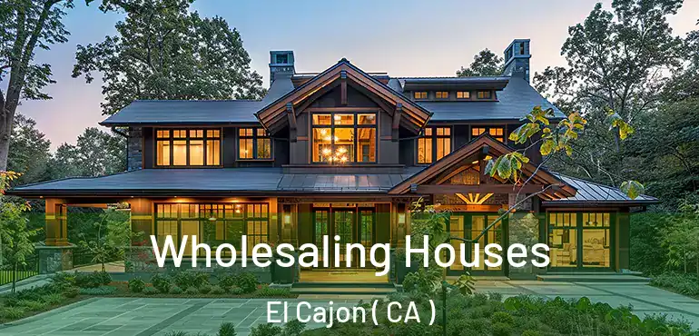  Wholesaling Houses El Cajon ( CA )