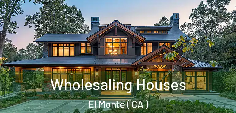  Wholesaling Houses El Monte ( CA )