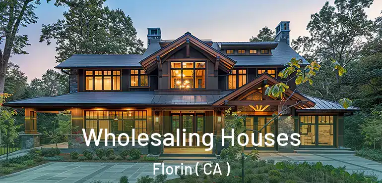  Wholesaling Houses Florin ( CA )