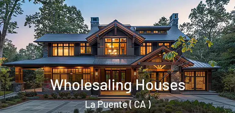  Wholesaling Houses La Puente ( CA )