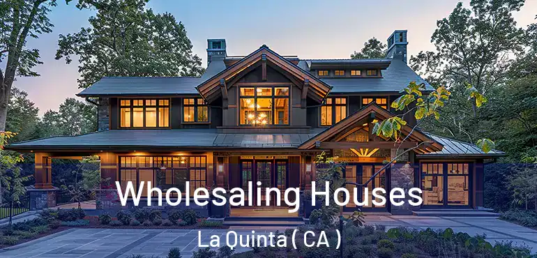  Wholesaling Houses La Quinta ( CA )