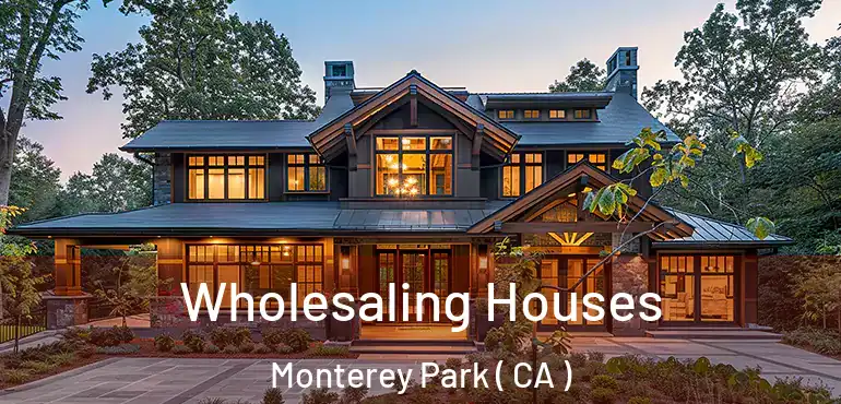  Wholesaling Houses Monterey Park ( CA )
