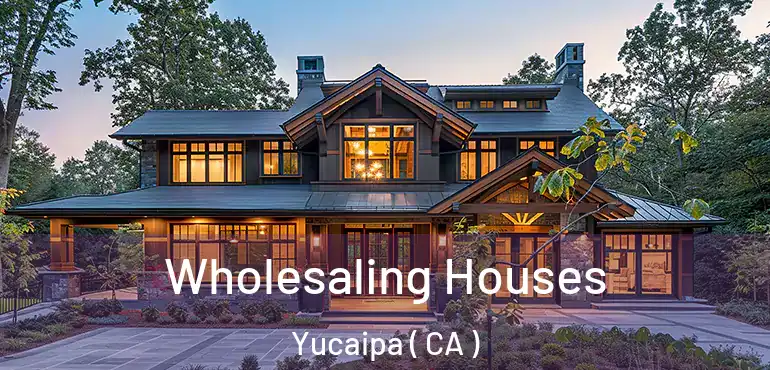  Wholesaling Houses Yucaipa ( CA )